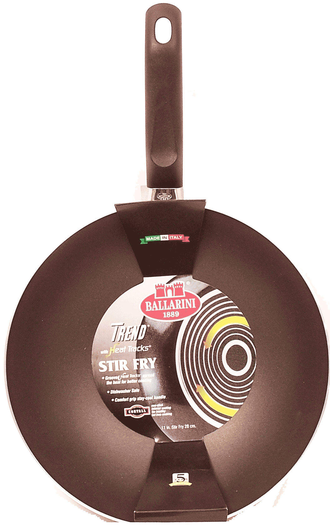 Ballarini&nbsp;Trend&nbsp;11in. stir fry with heat tracks Full-Size Picture